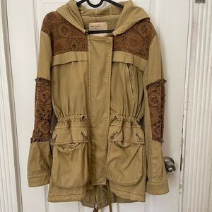 Patched Tapestry Embroidered Jacket